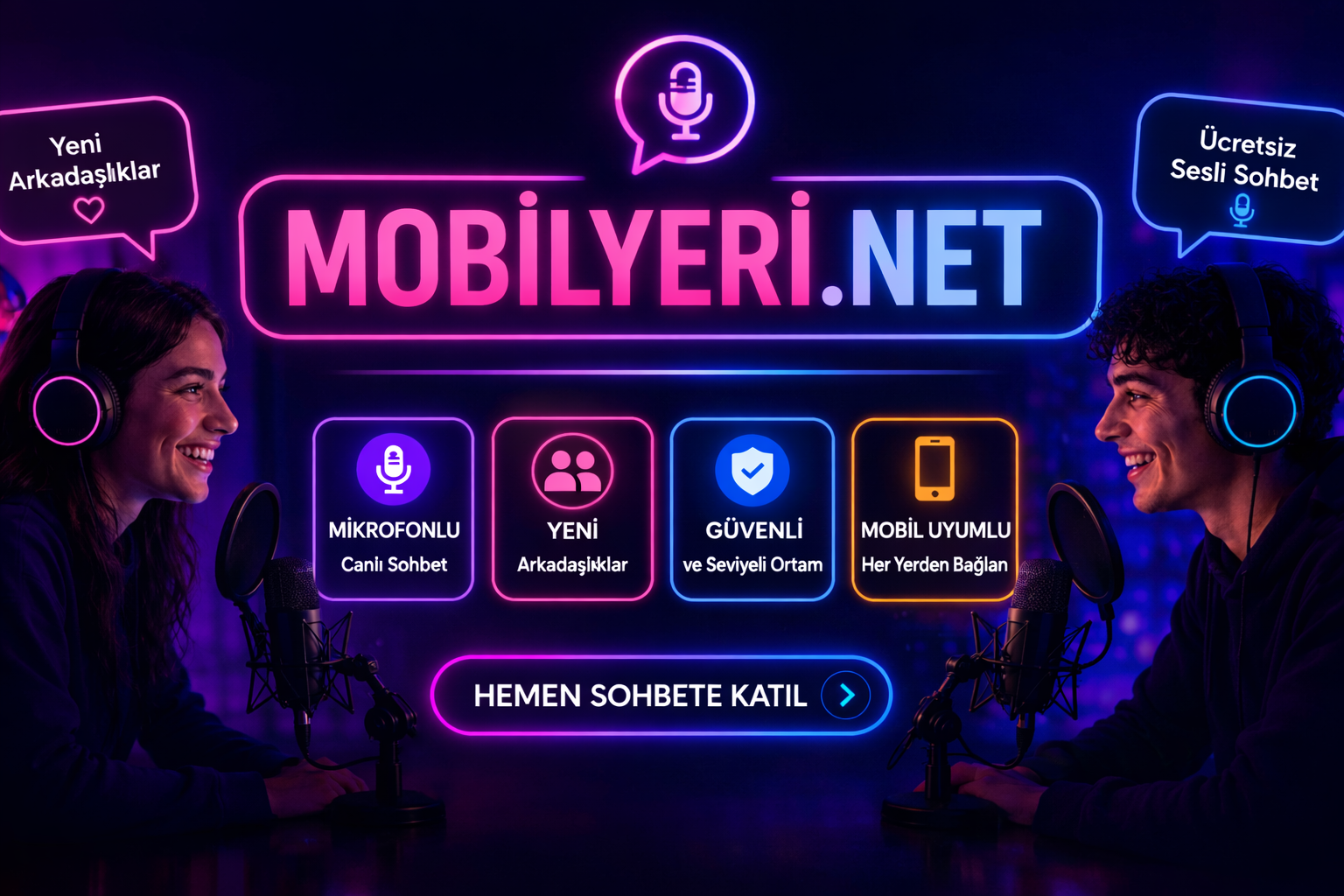 Mobiyeri.net | Ücretsiz Sohbet Odaları ve Canlı Chat Sitesi | Yeni Arkadaşlıklar